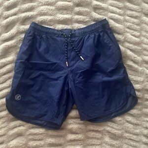 Men’s Legends Navy Blue Athletic Shorts with Lining
